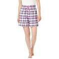 thumbnail image 1 of Dreams & Co. Plus Size Flannel Pajama Short, 1 of 3