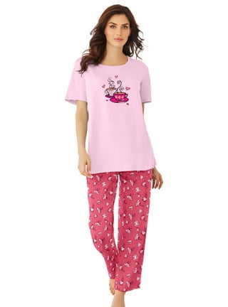 GORGLITTER Women's 2 Piece Pajama Set Cartoon Cat Graphic Long Sleeve T  Shirt and Pants Lounge Sets Sleepwear at  Women’s Clothing store
