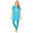 thumbnail image 1 of Dreams & Co. Plus Size Graphic Tunic PJ Set, 1 of 4