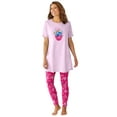 thumbnail image 1 of Dreams & Co. Plus Size Graphic Tunic PJ Set, 1 of 6