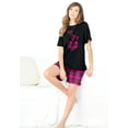 thumbnail image 1 of Dreams & Co. Plus Size Knit Pj Short Set, 1 of 6