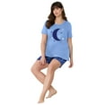 thumbnail image 1 of Dreams & Co. Plus Size Knit Pj Short Set, 1 of 6