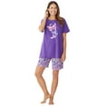 thumbnail image 1 of Dreams & Co. Plus Size Knit Pj Short Set, 1 of 5