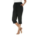 thumbnail image 1 of Dreams & Co. Plus Size Knit Sleep Capri, 1 of 6