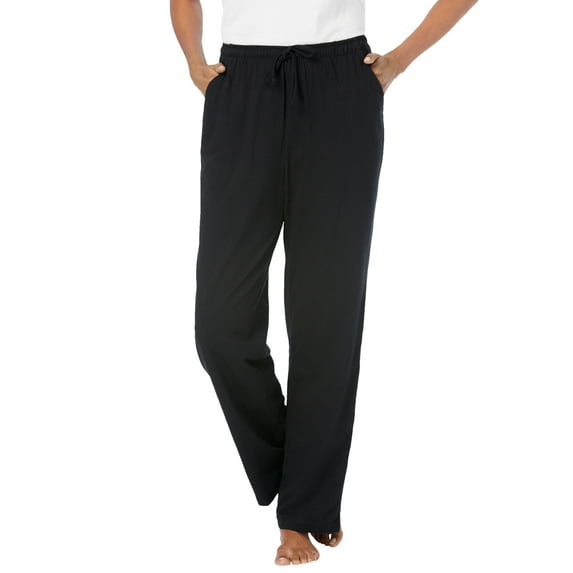 Dreams & Co. Plus Size Knit Sleep Pant