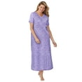 thumbnail image 1 of Dreams & Co. Plus Size Long Henley Sleepshirt, 1 of 5