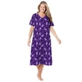 thumbnail image 1 of Dreams & Co. Plus Size Long Print Sleepshirt, 1 of 5