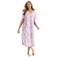 thumbnail image 1 of Dreams & Co. Plus Size Long Print Sleepshirt, 1 of 5