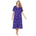 thumbnail image 1 of Dreams & Co. Plus Size Long Print Sleepshirt, 1 of 5