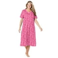 thumbnail image 1 of Dreams & Co. Plus Size Long Print Sleepshirt, 1 of 5