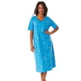 thumbnail image 1 of Dreams & Co. Plus Size Long Print Sleepshirt, 1 of 5