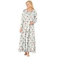 thumbnail image 1 of Dreams & Co. Plus Size Long-Sleeve Gown, 1 of 5