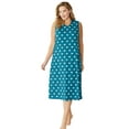 thumbnail image 1 of Dreams & Co. Plus Size Long Sleeveless Sleepshirt, 1 of 6