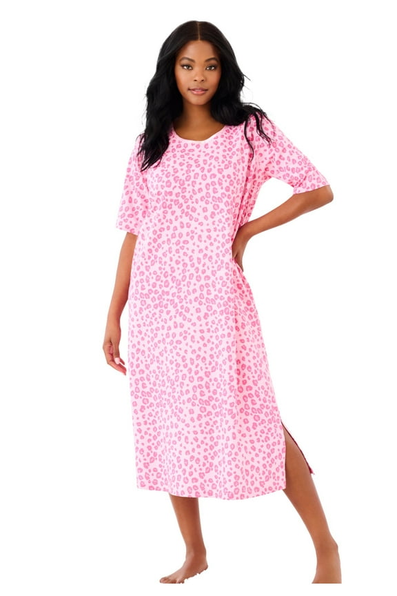 Plus Size Long Tagless Sleepshirt