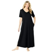 DREAMS & CO. Plus Size Petite Long T-Shirt Lounger
