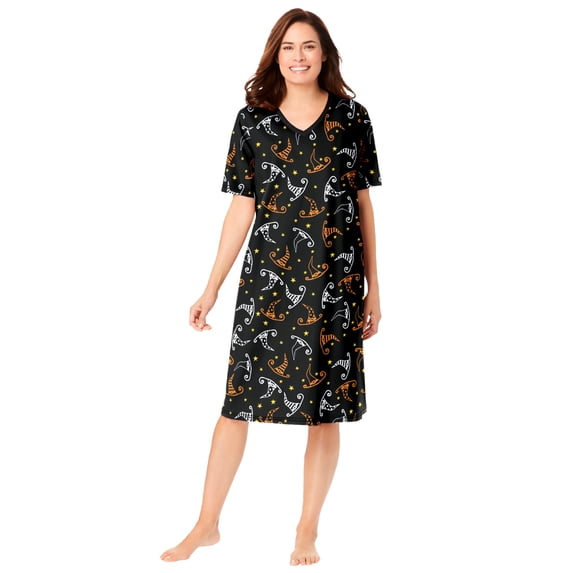 Dreams & Co. Women's Plus Size Print Sleepshirt