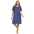 thumbnail image 1 of Dreams & Co. Plus Size Print Sleepshirt, 1 of 5