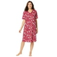 thumbnail image 1 of Dreams & Co. Plus Size Print Sleepshirt, 1 of 5