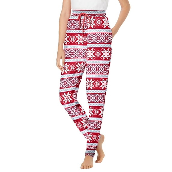 Dreams & Co. Plus Size Relaxed Pajama Pant