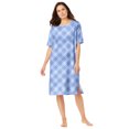 thumbnail image 1 of Dreams & Co. Plus Size Short-Sleeve Sleepshirt, 1 of 5