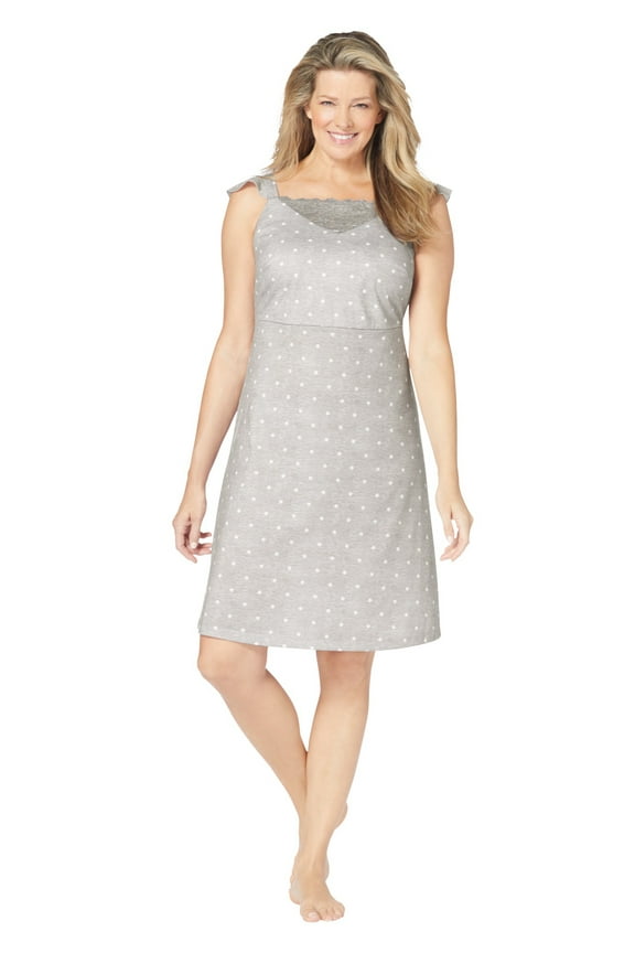 Plus Size Short Supportive Gown