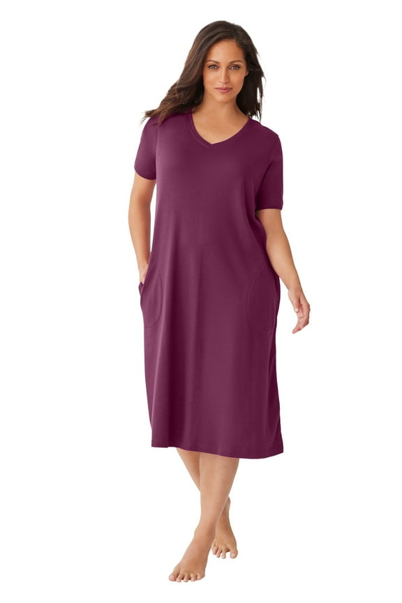 Plus Size Short T-Shirt Lounger