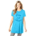 thumbnail image 1 of Dreams & Co. Plus Size Soft Pj Tunic Tee, 1 of 6