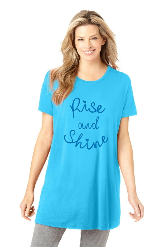 Plus Size Soft Pj Tunic Tee