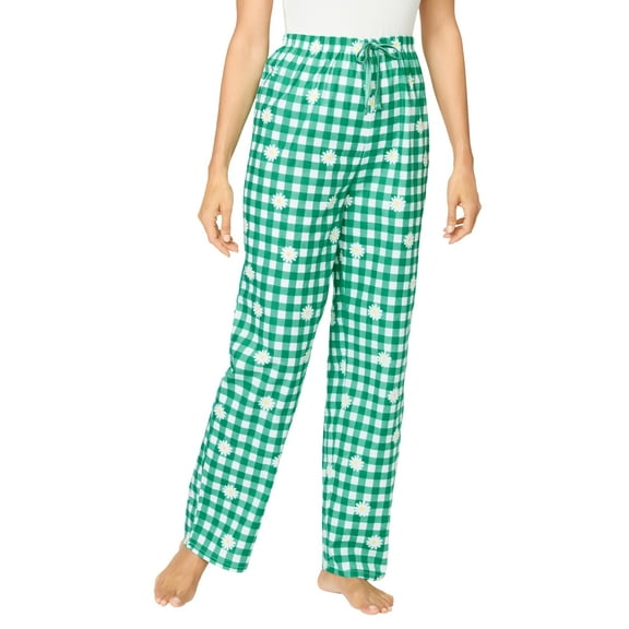 Dreams & Co. Plus Size Woven Sleep Pant