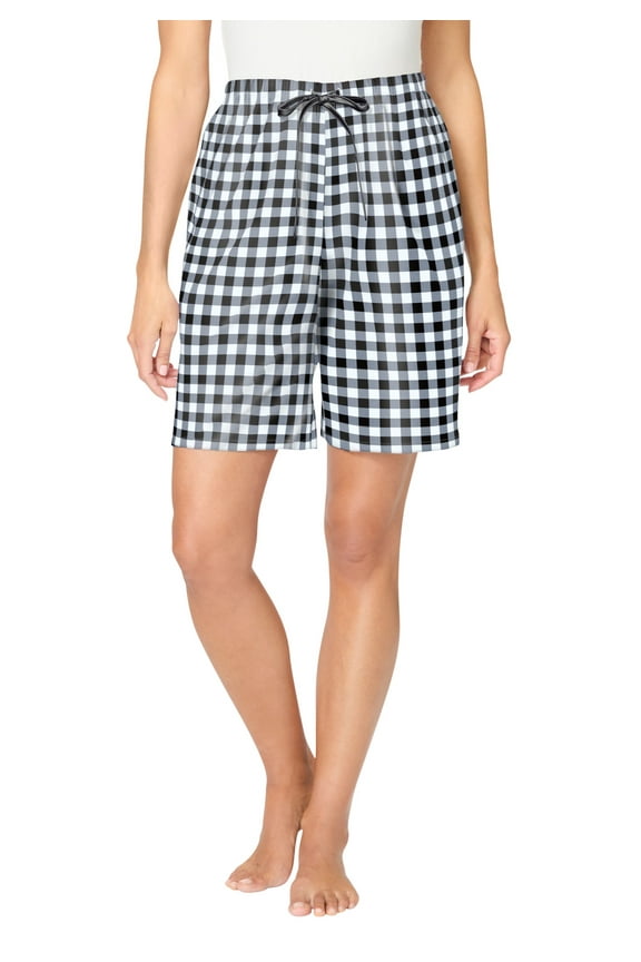 Plus Size Woven Sleep Short
