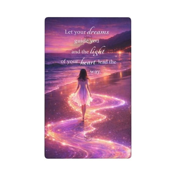 Dreams Guide You Heart Light Path Decorative Blank Wall Plate Cover, Polycarbonate Switch Plate