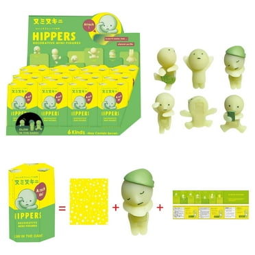 Dreams Smiski Glow in The Dark Figure, Smiski HIPPERS Series, Random Style, 12 Blind Box