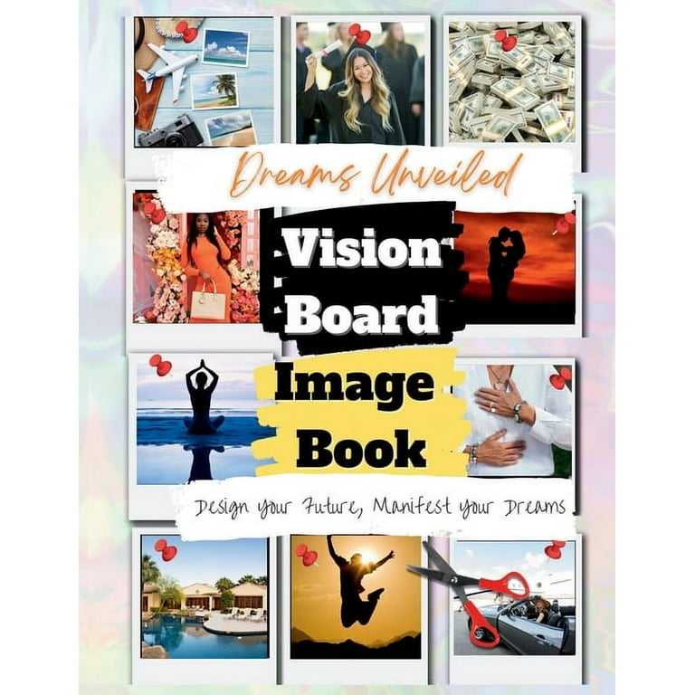 Vision Board Book For Adults (Paperback) 