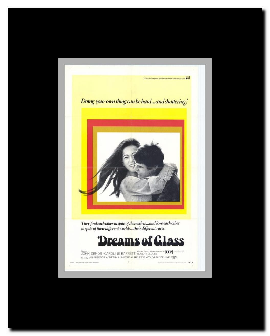 Dreams of Glass Framed Movie Poster