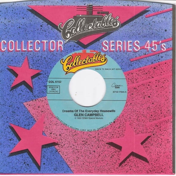 Glen Campbell Dreams of the Everyday Housewife/True Grit (Vinyl Record) 7" Single