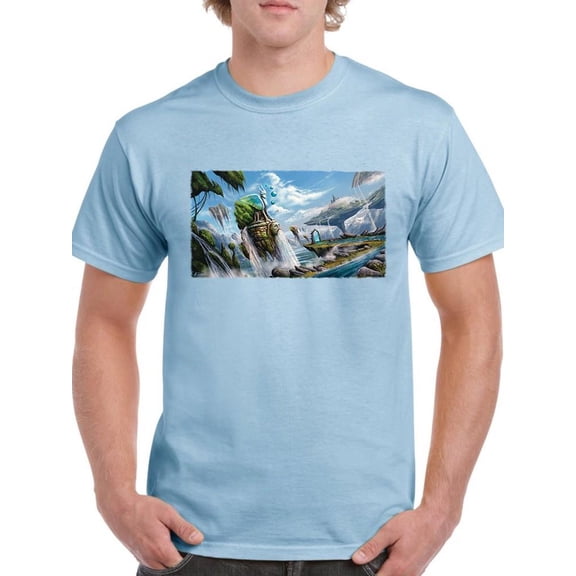 Dreamscape Argolida T-Shirt Men -Anthony Chirstou Designs, Male 5X-Large