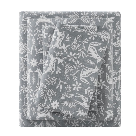 Dreamscape Cotton Flannel Printed Sheet Collection