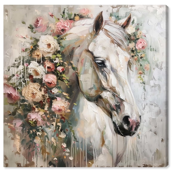 Dreamscape Horse Canvas Horse Wall Art by Art Remedy, Gallery Wrapped, 24" x 24"