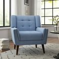 thumbnail image 1 of Dreamsidea Accent Chair Modern Home Armchair for Living Room,Blue Upholstered Arm Chair, 1 of 7