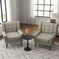 thumbnail image 1 of Dreamsidea Accent Chairs Set of 2 for Living Room Beige, 1 of 7