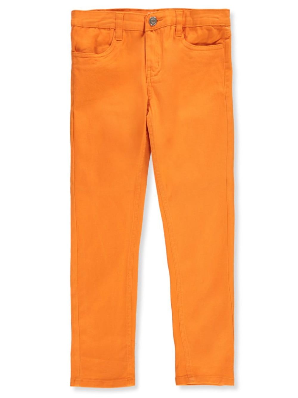 Dreamstar Girls' Essential Twill Pants Orange, 2T (Toddler)