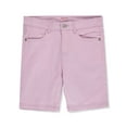 thumbnail image 1 of Dreamstar Girls' Twill Bermuda Shorts - lilac, 6x (Little Girls), 1 of 2