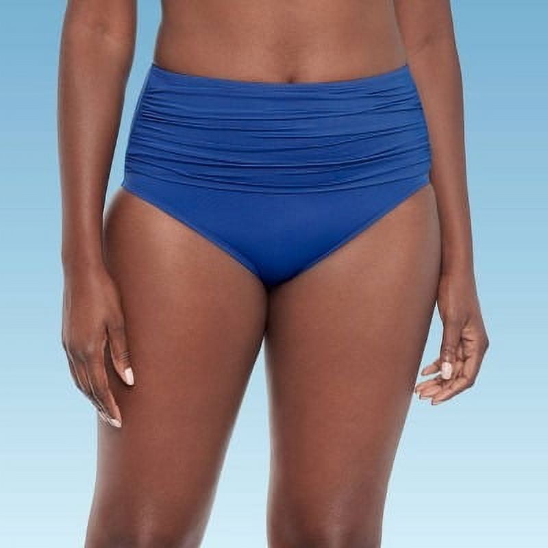 High Waisted Slimming Swim Bottoms Black High Waisted Bikini Bottoms