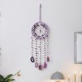 thumbnail image 1 of Dreamsum 1pc Crystals Dream Catcher Purple Dreamcatchers for Wall Hanging Decor Art Ornaments Crafts, 1 of 13