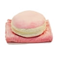 thumbnail image 1 of Dreamsweet Macaron Style Kid's Throw Pillow Cushion with Soft & Detachable Blanket Insert, 1 of 2