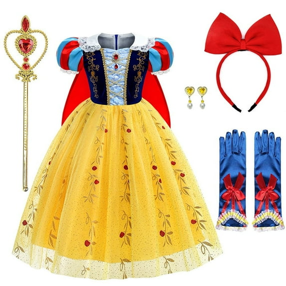 Dreamtale Princess Dress And Accessories Cosplay Dress Up Gift for Child on Christmas Birthday Carnival