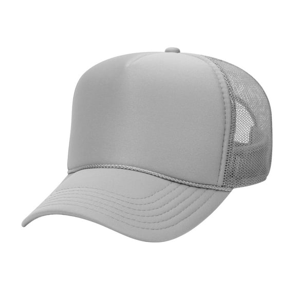 Dreamtees High Profile Trucker Cap Adjustable Snap Closure 32-467 Cap Comfortable Fit Durable Construction Outdoor Casual Promotional Use