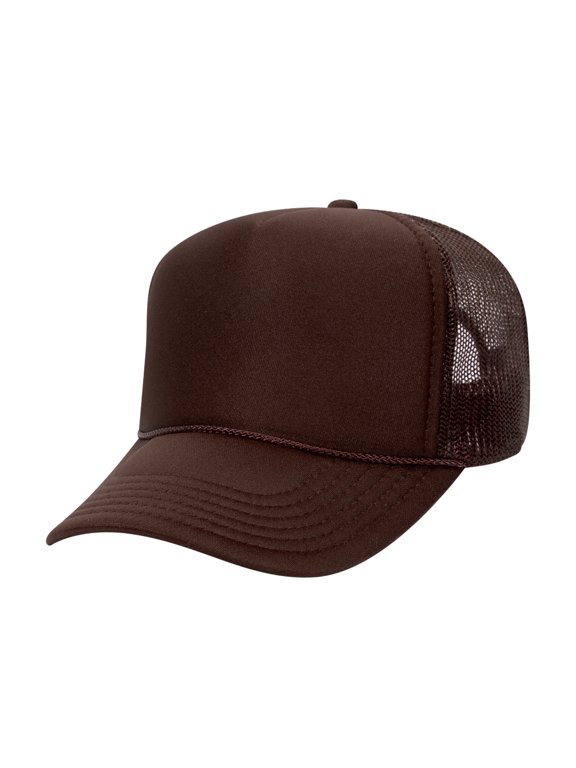 High Profile Trucker Cap Adjustable Snap Closure 32-467 Cap Comfortable Fit Durable Construction Outdoor Casual Promotional Use