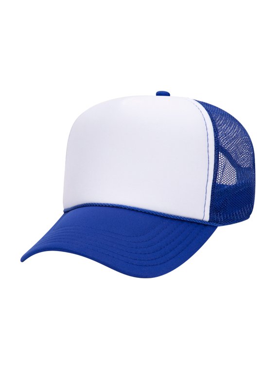 High Profile Trucker Cap Adjustable Snap Closure 32-467 Cap Comfortable Fit Durable Construction Outdoor Casual Promotional Use