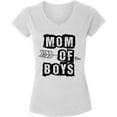 thumbnail image 1 of Dreamtees Mom Of Boys V-Neck T-Shirts for Ladies Women Top - S M L XL 2XL Graphic Tee Mother's Day Gift, 1 of 2